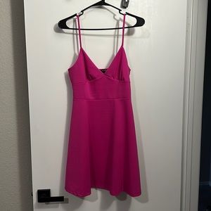 Pink Mini Dress stretchy Size Large